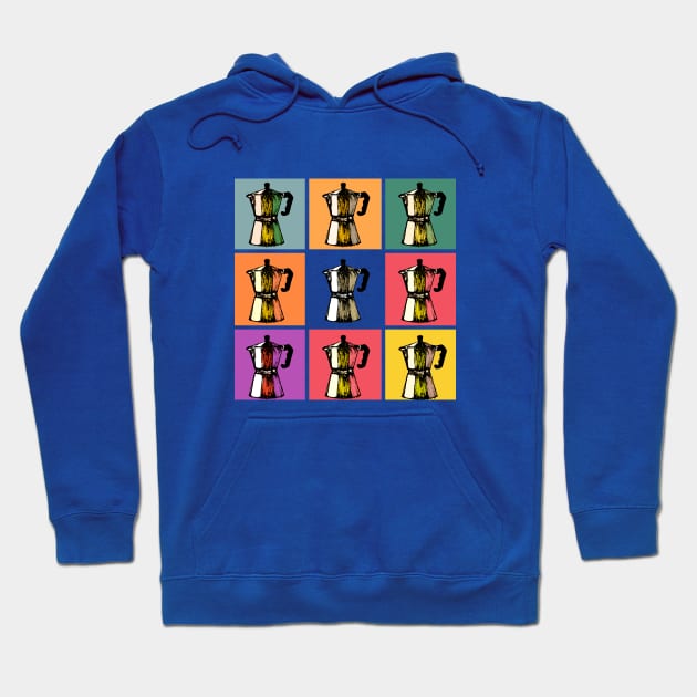 moka coffee pop Hoodie by frankymonty